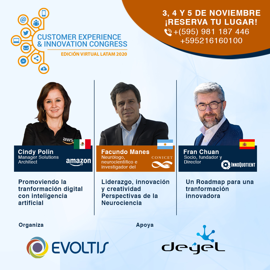 EVOLTIS, socio comercial de OPTARIS en la comercialización de Deyel, organiza la edición virtual del “Customer Experience & Innovation Congress Latam”