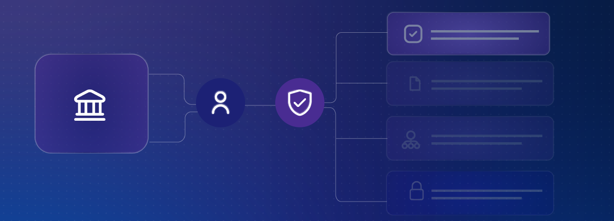Flujo digital en banca con Low Code e IA para seguridad y gestión de procesos.
