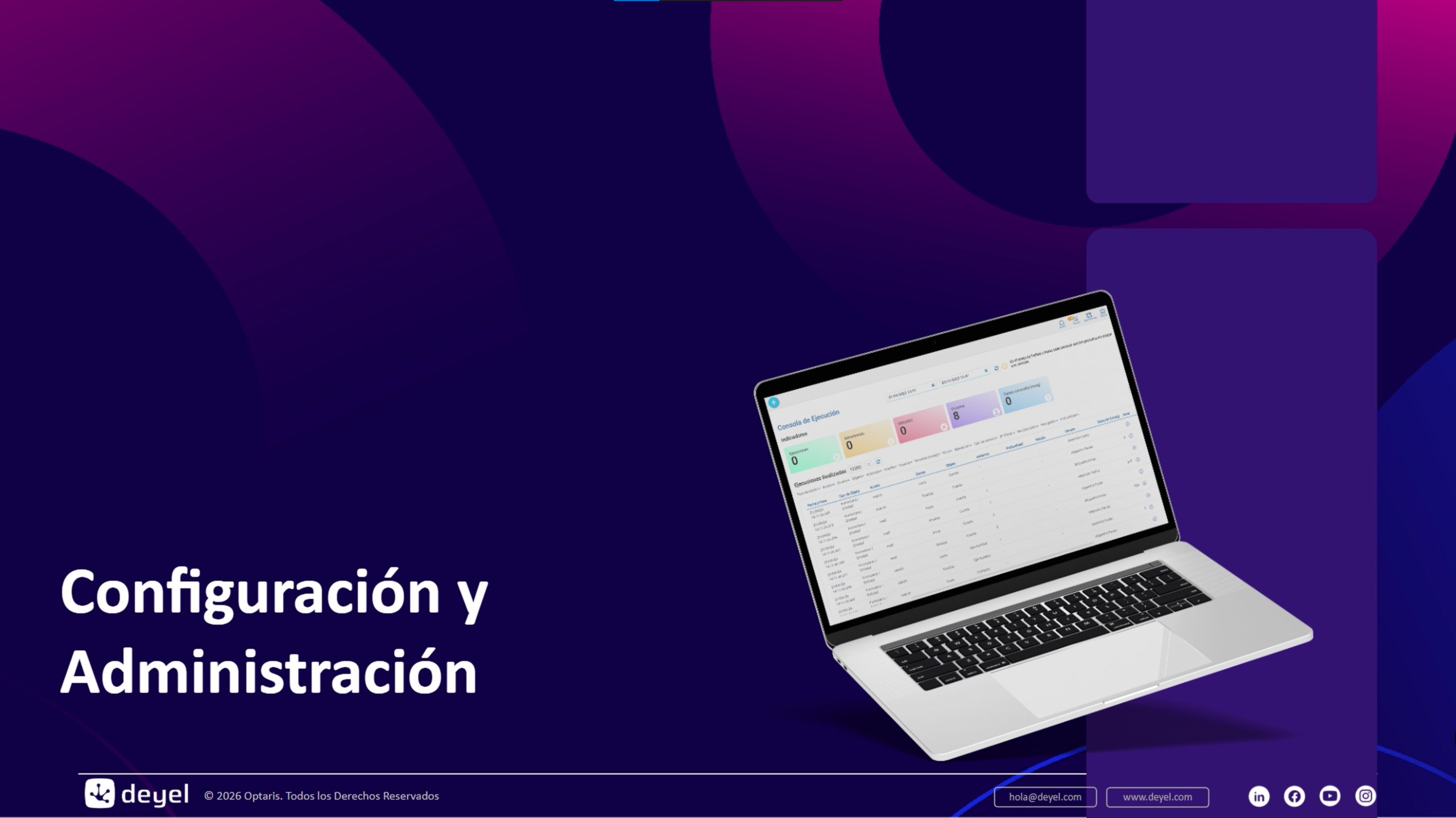DCD Módulo 9: Configuración y Administración